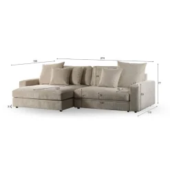 HUUS Hoekbanken|Zitbanken*Bank Milan 3-zits