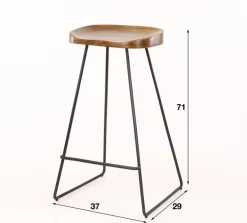 HUUS Barkrukken*Barkruk Eef (per 4 stuks)