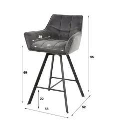 HUUS Barstoelen*Barstoel Rikki (per 2 stuks)