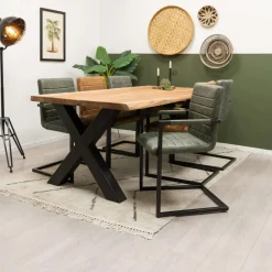 HUUS Eettafels*Boomstamtafel Live Edge