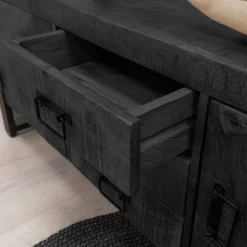 HUUS Dressoirs*Dressoir Britt zwart