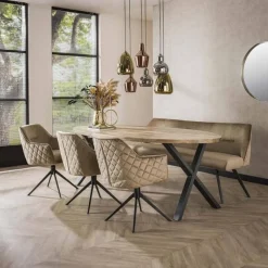 HUUS Eetkamerbanken*Eetkamerbank Peggy