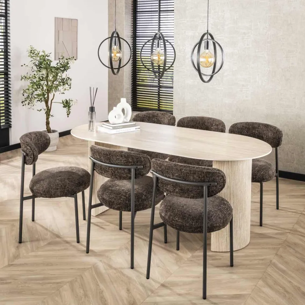 HUUS Eetkamerstoelen*Eetkamerstoel Anouk (per 2 stuks)