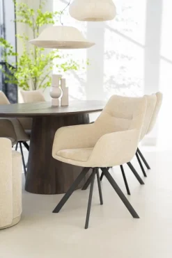 HUUS Eetkamerstoelen*Eetkamerstoel Bliss met armleuning (per 2 stuks)