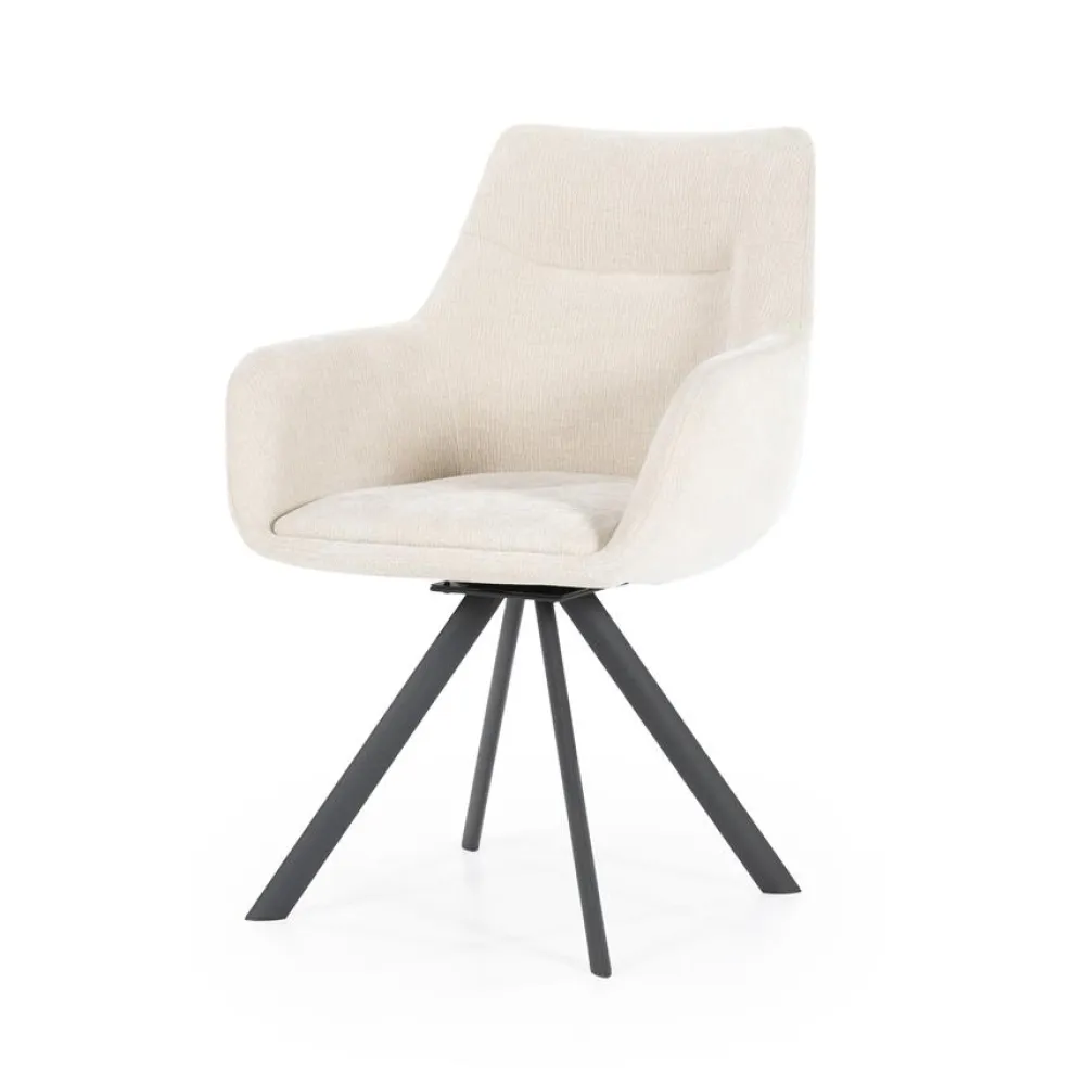 HUUS Eetkamerstoelen*Eetkamerstoel Bliss met armleuning (per 2 stuks)