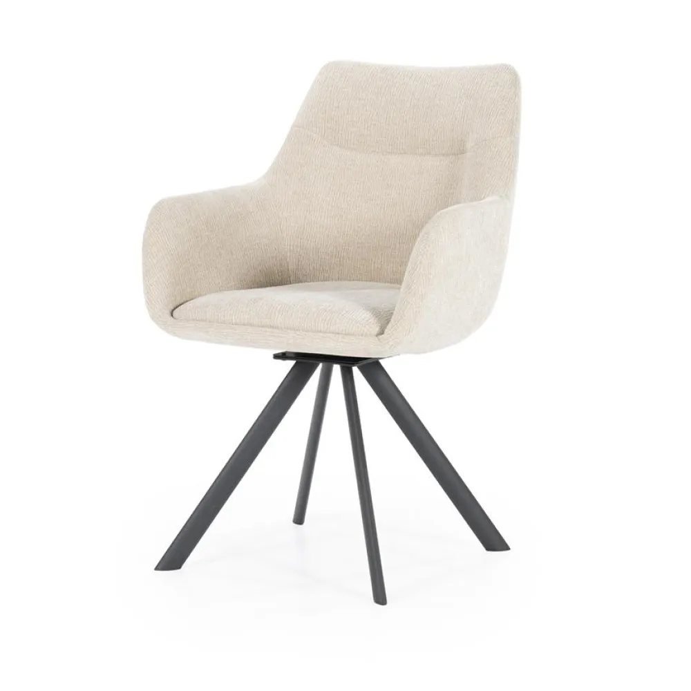 HUUS Eetkamerstoelen*Eetkamerstoel Bliss met armleuning (per 2 stuks)