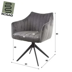 HUUS Eetkamerstoelen*Eetkamerstoel Cinema (per 2 stuks)