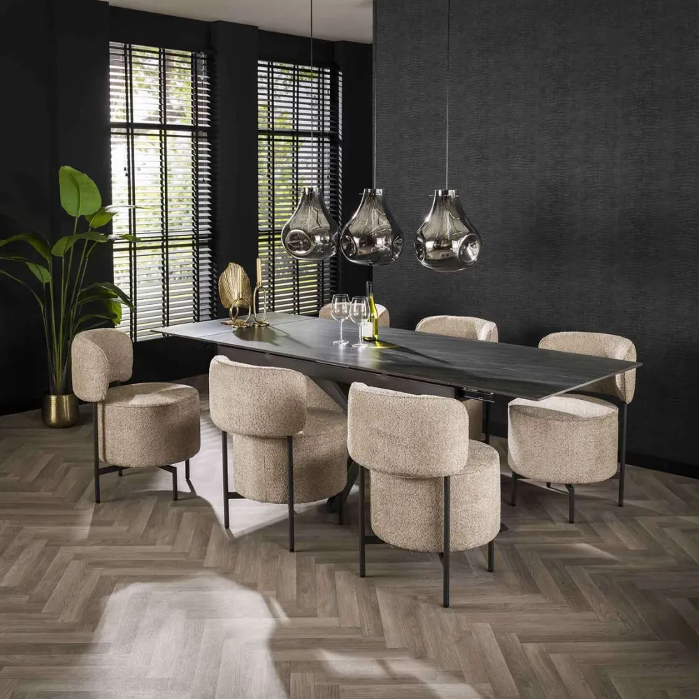 HUUS Eetkamerstoelen*Eetkamerstoel Curby (per 2 stuks)