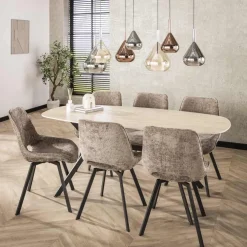 HUUS Eetkamerstoelen*Eetkamerstoel Daniels (per 4 stuks)