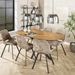 HUUS Eetkamerstoelen*Eetkamerstoel Daniels (per 4 stuks)