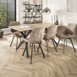 HUUS Eetkamerstoelen*Eetkamerstoel Daniels (per 4 stuks)