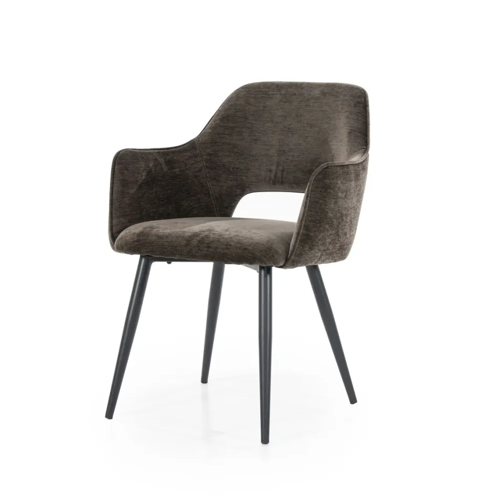 HUUS Eetkamerstoelen*Eetkamerstoel Esmee met armleuning