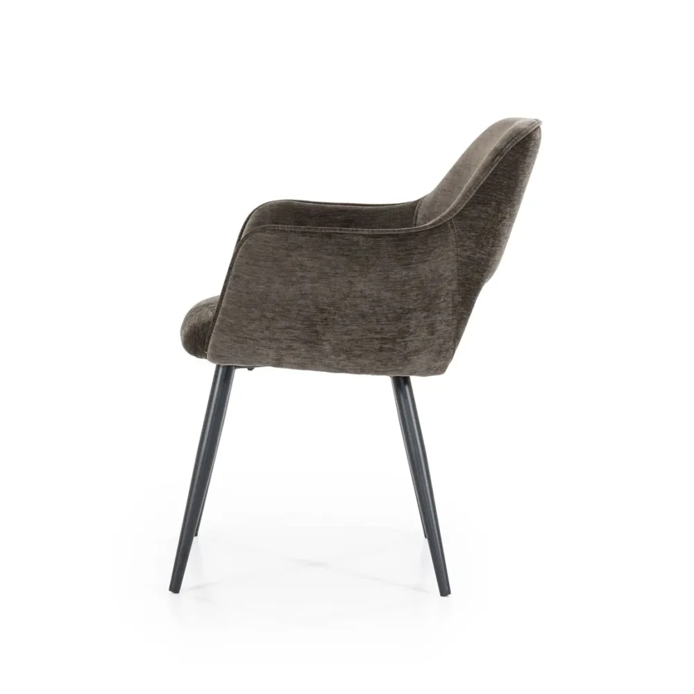 HUUS Eetkamerstoelen*Eetkamerstoel Esmee met armleuning