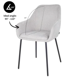 HUUS Eetkamerstoelen*Eetkamerstoel Guus Kick (per 2 stuks)