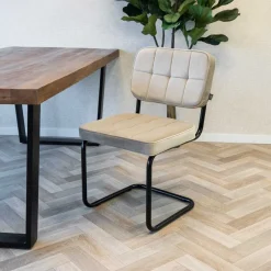 HUUS Eetkamerstoelen*Eetkamerstoel Ivy Buisframe Kick (per 2 stuks)