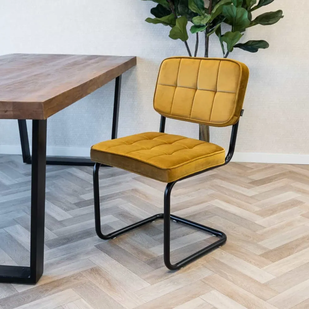 HUUS Eetkamerstoelen*Eetkamerstoel Ivy Buisframe Kick (per 2 stuks)