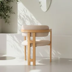 HUUS Eetkamerstoelen*Eetkamerstoel Japandi – armleuning