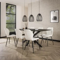 HUUS Eetkamerstoelen*Eetkamerstoel Lennie (per 4 stuks)