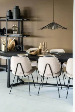 HUUS Eetkamerstoelen*Eetkamerstoel Lynn met armleuning