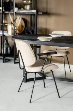 HUUS Eetkamerstoelen*Eetkamerstoel Lynn met armleuning