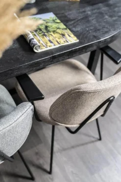 HUUS Eetkamerstoelen*Eetkamerstoel Lynn met armleuning