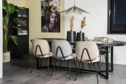 HUUS Eetkamerstoelen*Eetkamerstoel Lynn zonder armleuning