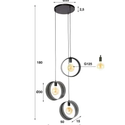 HUUS Hanglampen*Hanglamp Angelo – Getrapt
