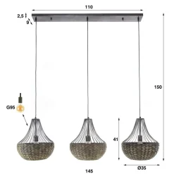 HUUS Hanglampen*Hanglamp Anita