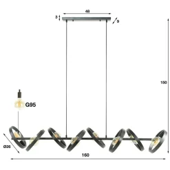 HUUS Hanglampen*Hanglamp Harriet