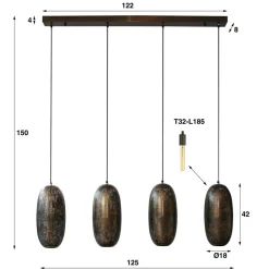 HUUS Hanglampen*Hanglamp Helena – Horizontaal