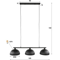 HUUS Hanglampen*Hanglamp Rocky