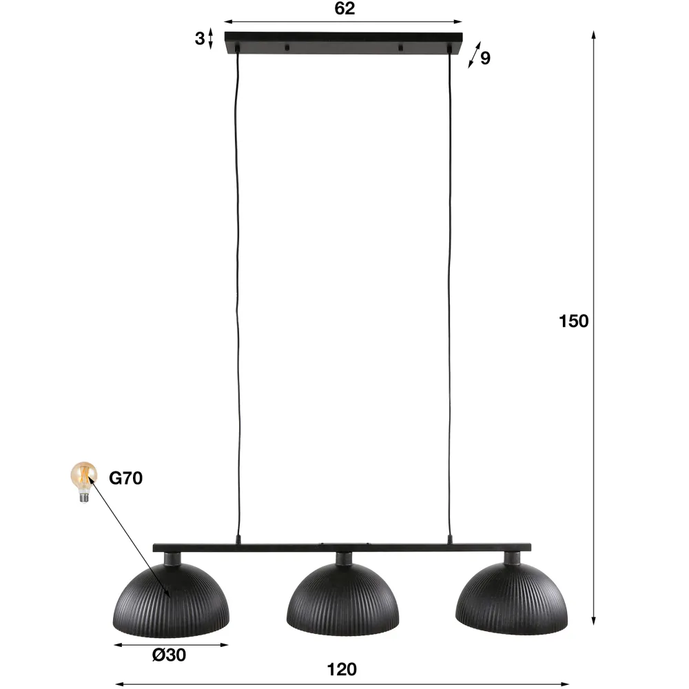 HUUS Hanglampen*Hanglamp Rocky