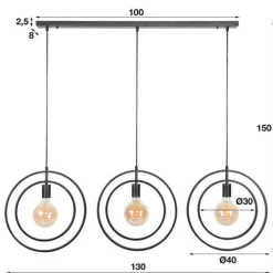 HUUS Hanglampen*Hanglamp Roxy