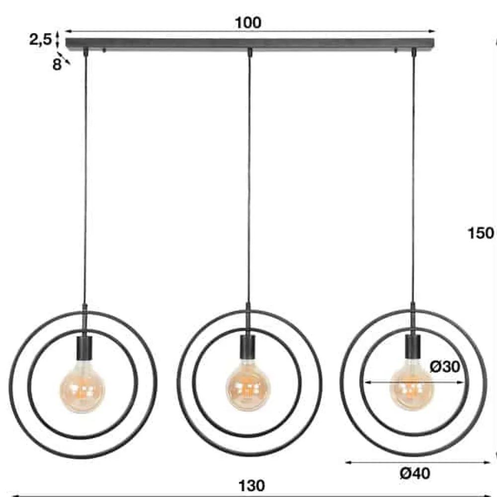 HUUS Hanglampen*Hanglamp Roxy