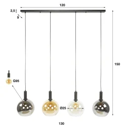 HUUS Hanglampen*Hanglamp Sjors