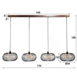 HUUS Hanglampen*Hanglamp Tosca