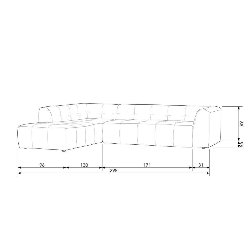 HUUS Hoekbanken*Hoekbank Grid