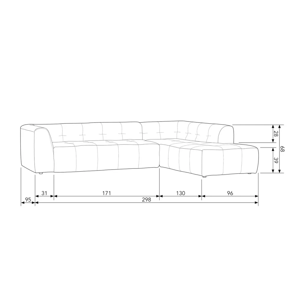 HUUS Hoekbanken*Hoekbank Grid