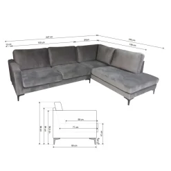 HUUS Hoekbanken|Zitbanken*Hoekbank Sterre