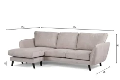 HUUS Hoekbanken|Zitbanken*Hoekbank Walfred