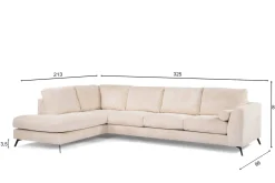 HUUS Hoekbanken|Zitbanken*Hoekbank Yvonna