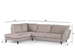 HUUS Hoekbanken|Zitbanken*Hoekbank Zamora