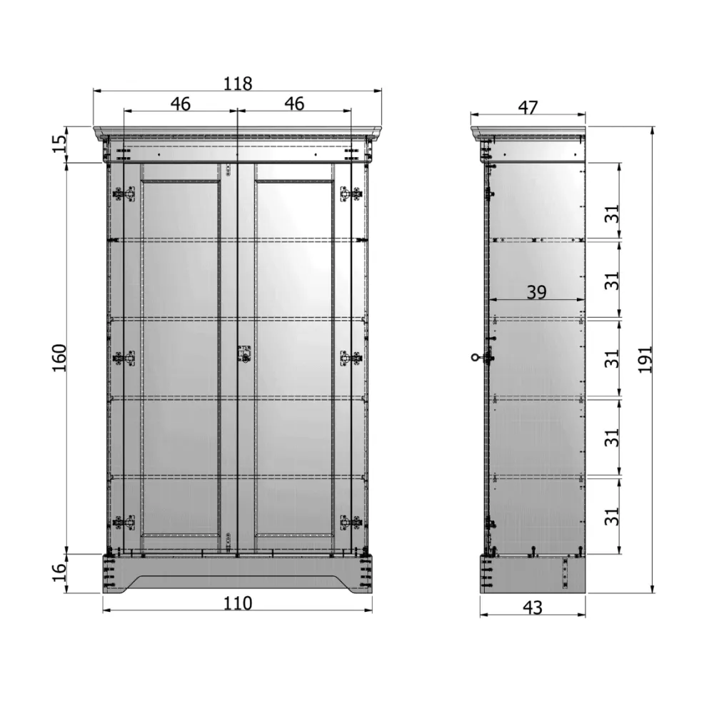 HUUS Opbergkasten*Kast Isabel