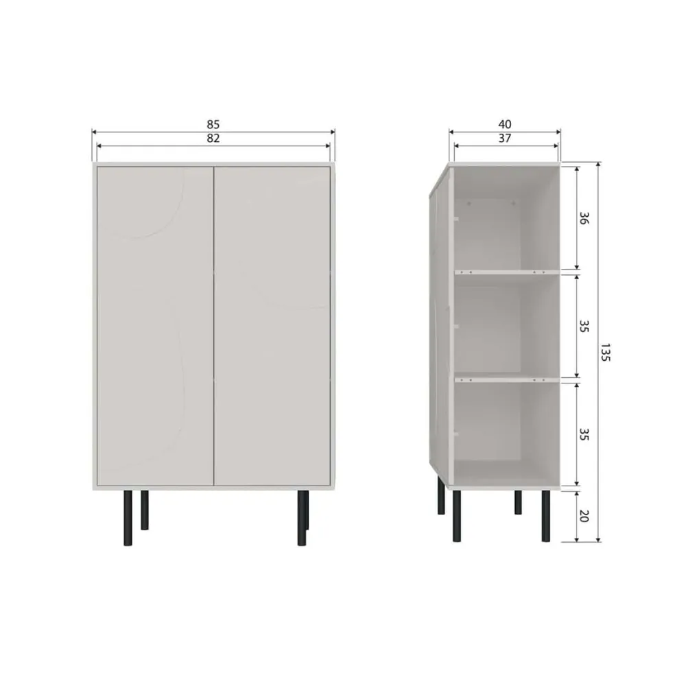 HUUS Opbergkasten*Opbergkast Cadiz