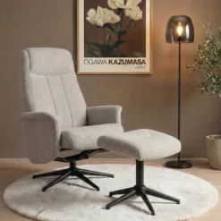 HUUS Draaifauteuil|Relaxfauteuil*Relaxfauteuil Sam + Hocker