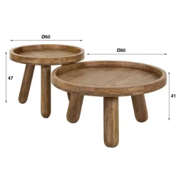 HUUS Salontafels*Salontafelset Goldie