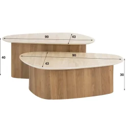 HUUS Salontafels*Salontafelset Kelsie