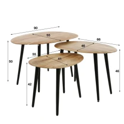 HUUS Salontafels*Salontafelset Olga