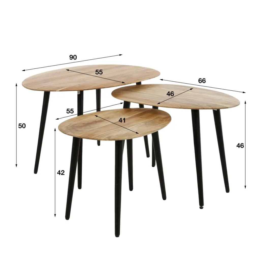 HUUS Salontafels*Salontafelset Olga