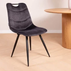 HUUS Eetkamerstoelen*Stoel Matz – Antraciet